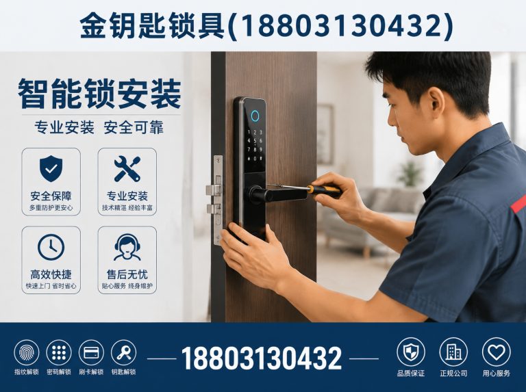 沽源县智能锁安装展示图